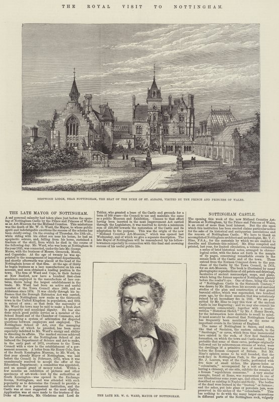 The Royal Visit to Nottingham by English School