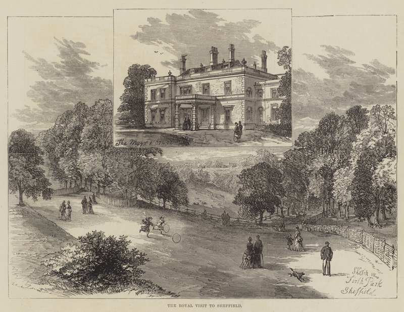 The Royal Visit to Sheffield by English School