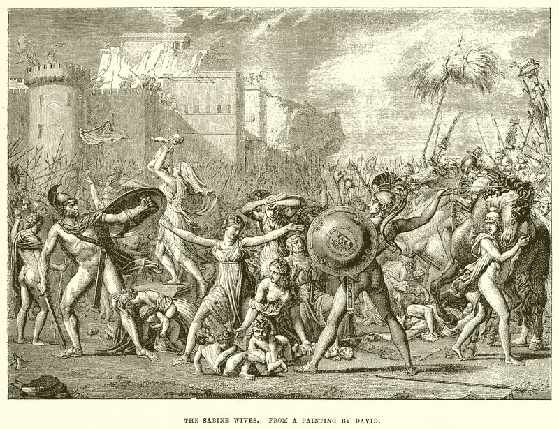 The Sabine Wives by English School