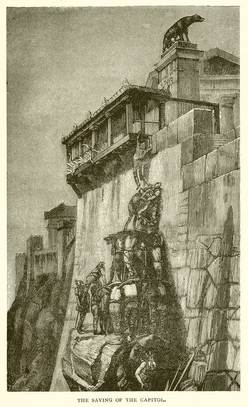 The Saving of the Capitol by English School