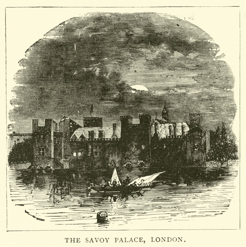 The Savoy Palace, London by English School
