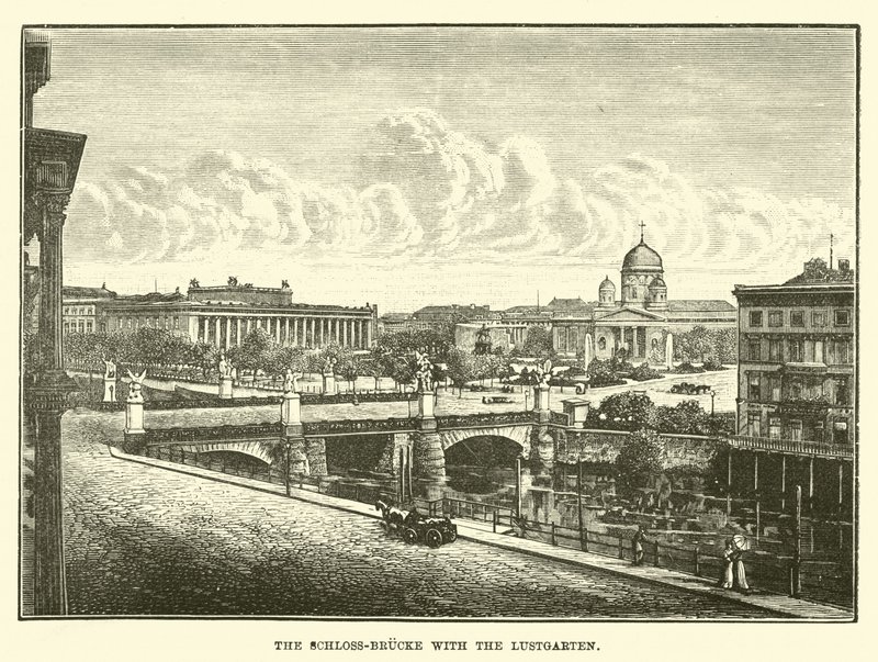 The Schlossbrücke with the Lustgarten by English School