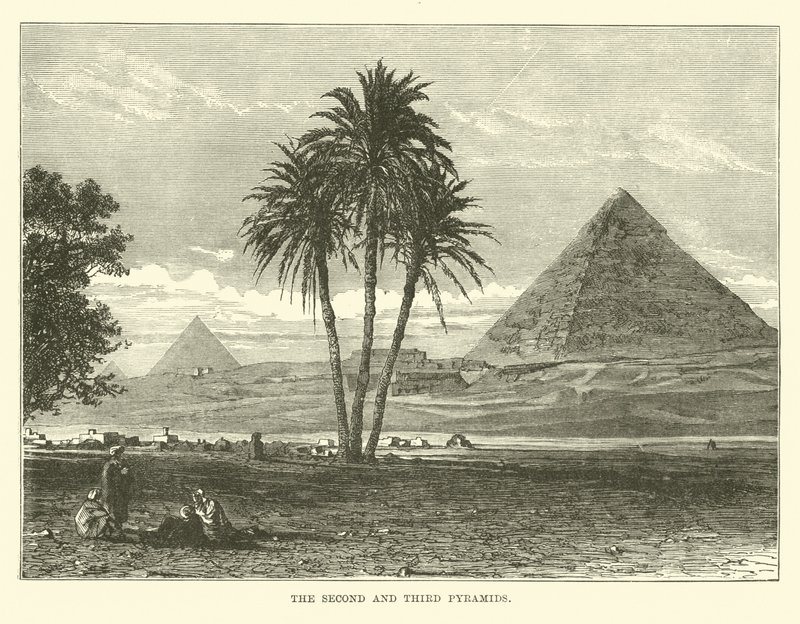 The Second and Third Pyramids by English School