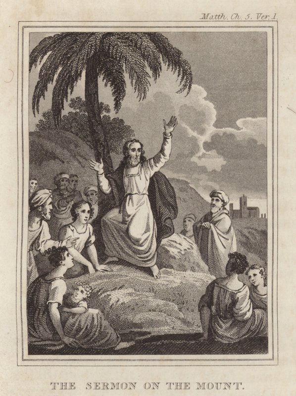 The Sermon on the Mount by English School