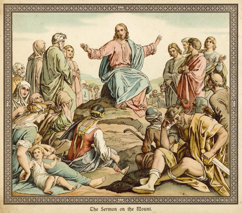 The Sermon on the Mount by English School