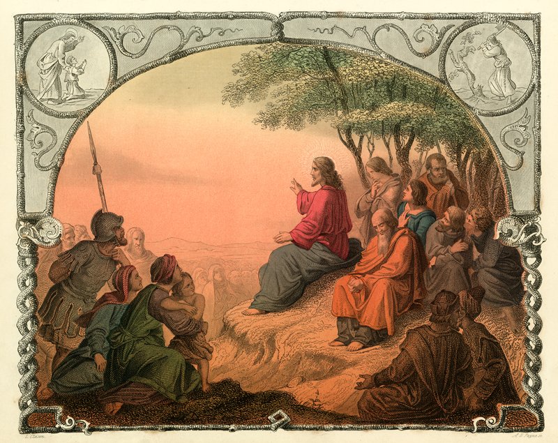 The Sermon on the Mount by English School