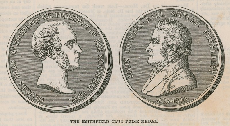 The Smithfield Club Prize Medal by English School