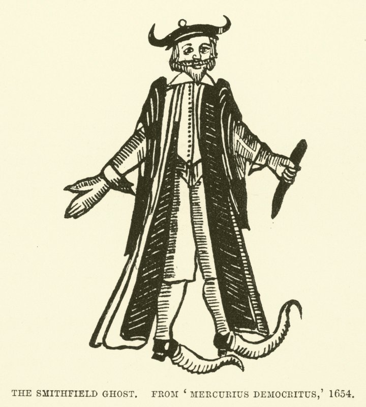 The Smithfield Ghost, from Mercurius Democritus by English School