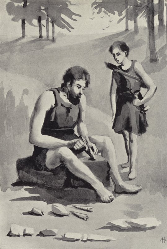 The Spear Maker by English School