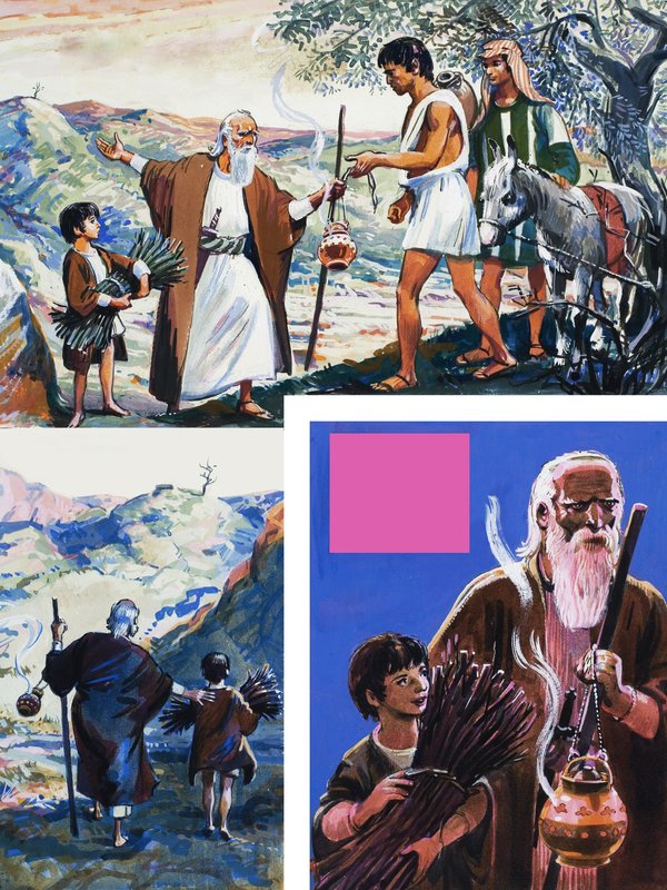 The Story of Abraham by English School