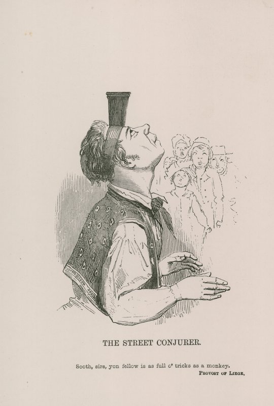 The Street Conjurer by English School