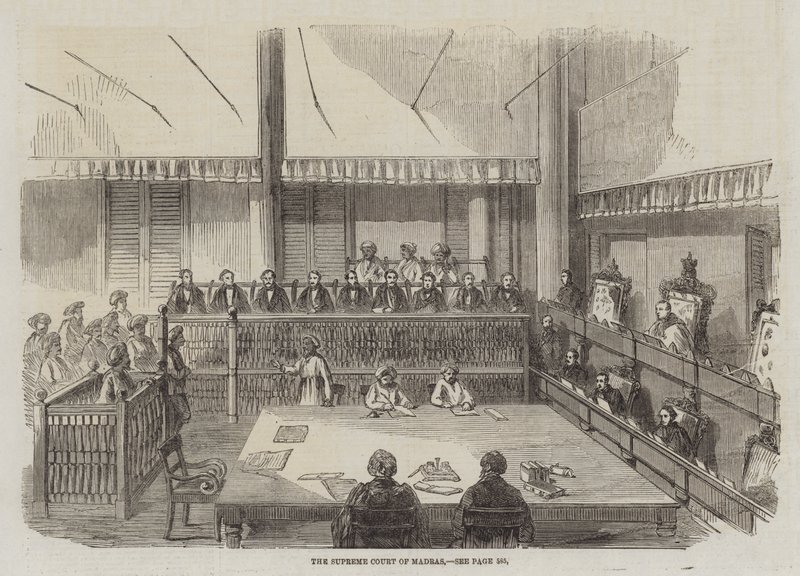 The Supreme Court of Madras by English School