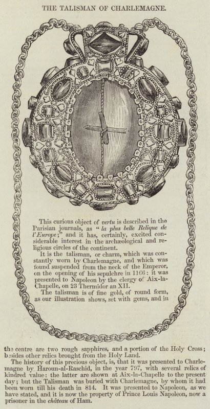 The Talisman of Charlemagne by English School