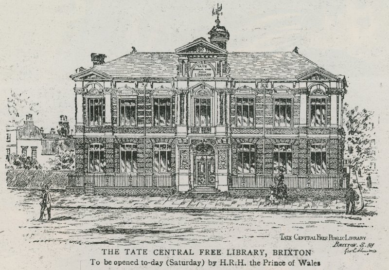 The Tate Central Free Library, Brixton by English School