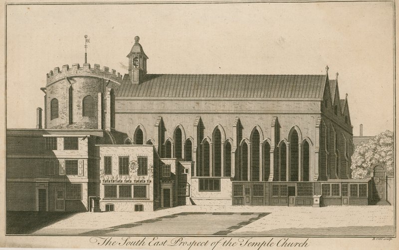 The Temple Church by English School