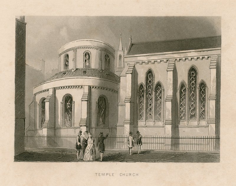 The Temple Church by English School