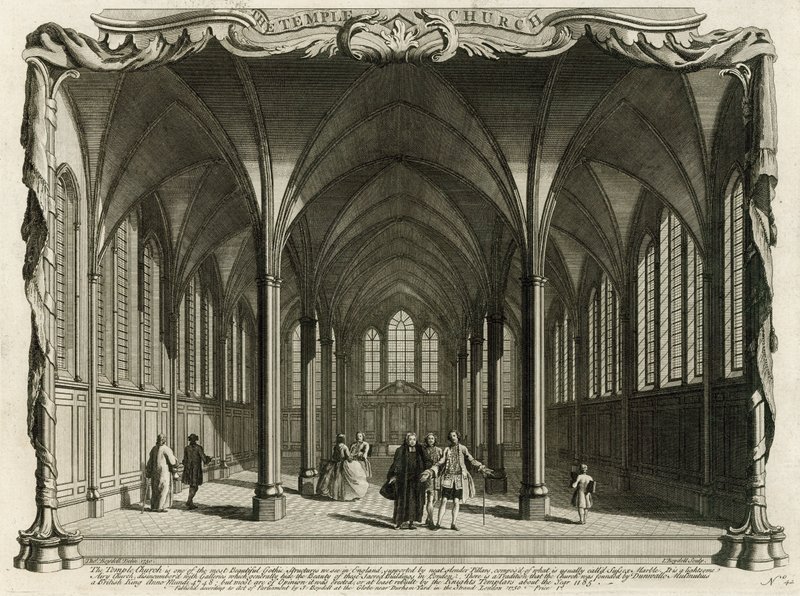 The Temple Church by English School
