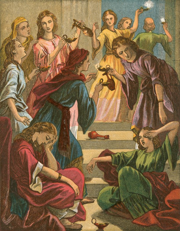 The Ten Virgins by English School