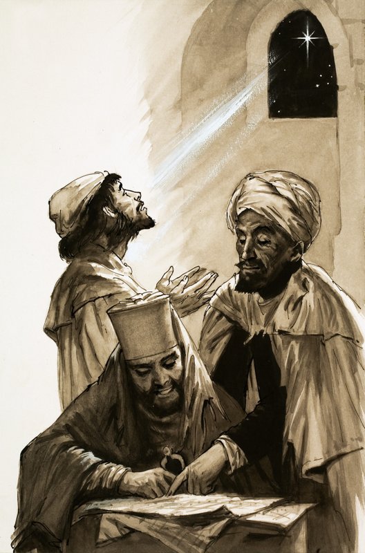 The Three Wise Men by English School