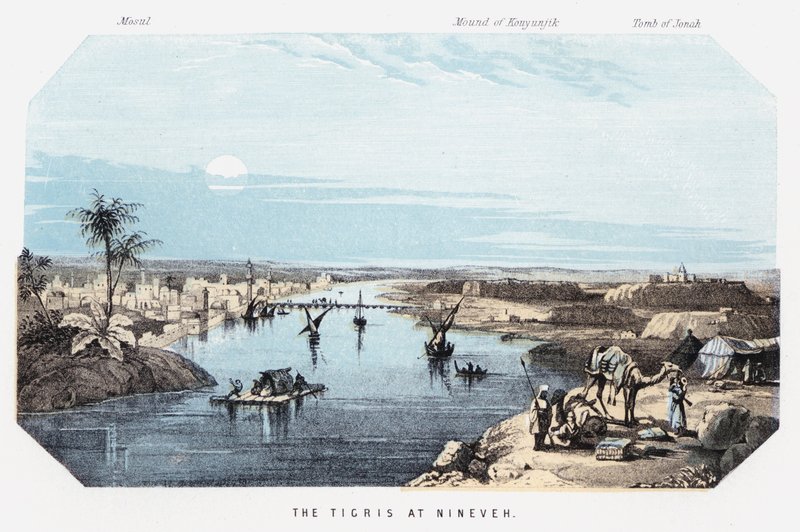 The Tigris at Nineveh by English School