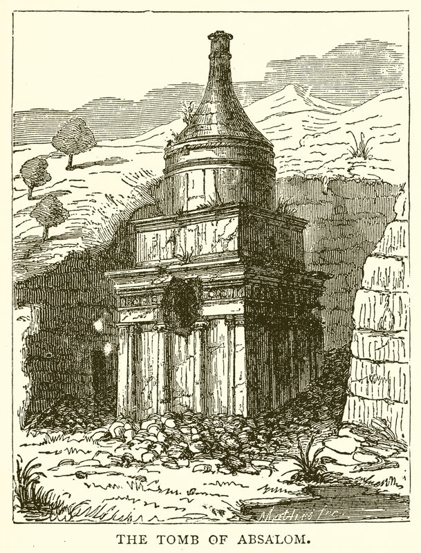 The Tomb of Absalom by English School