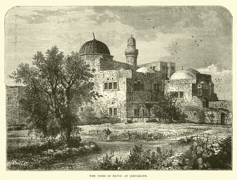 The Tomb of David at Jerusalem by English School