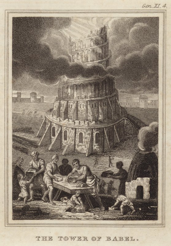 The Tower of Babel by English School