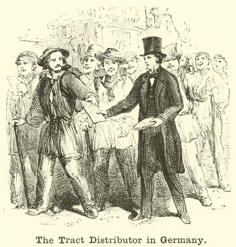 The Tract Distributor in Germany by English School