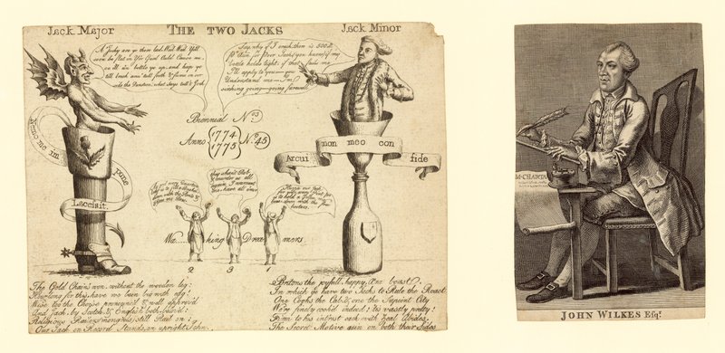 The Two Jacks, 1774 by English School