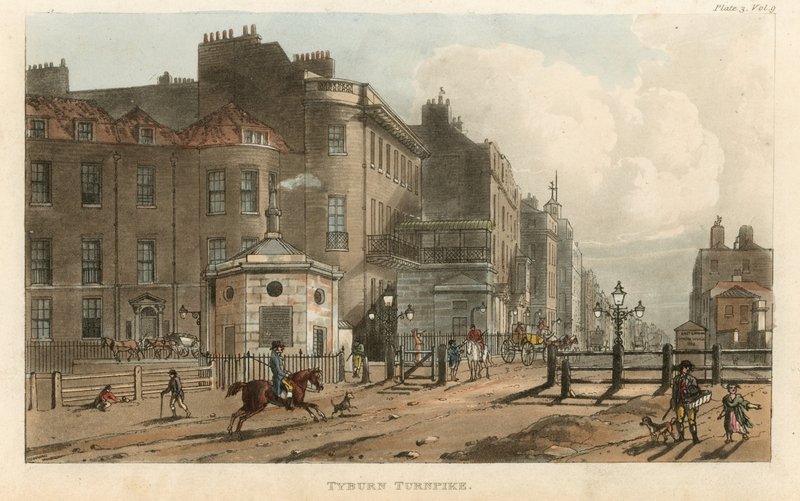 The Tyburn Turnpike by English School