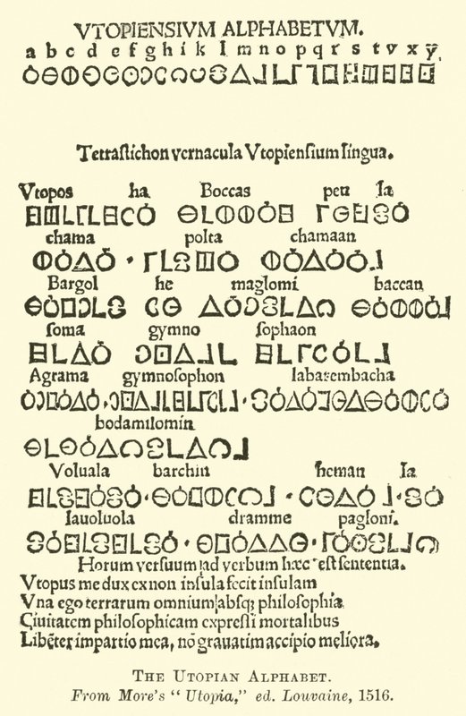 The Utopian Alphabet by English School