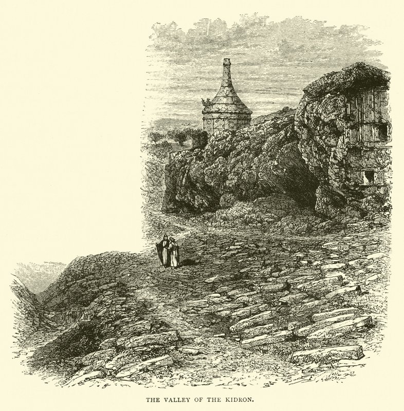 The Valley of the Kidron by English School