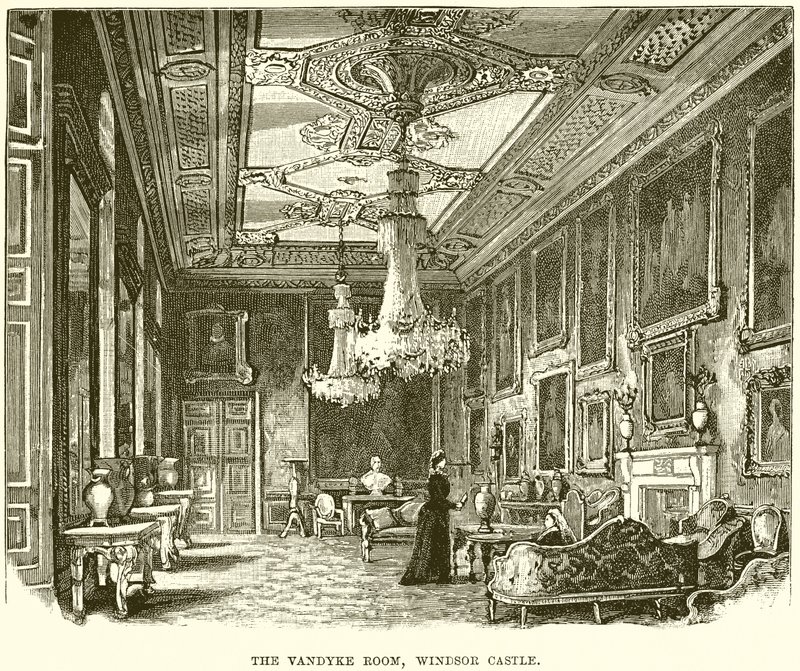 The Vandyke Room, Windsor Castle by English School