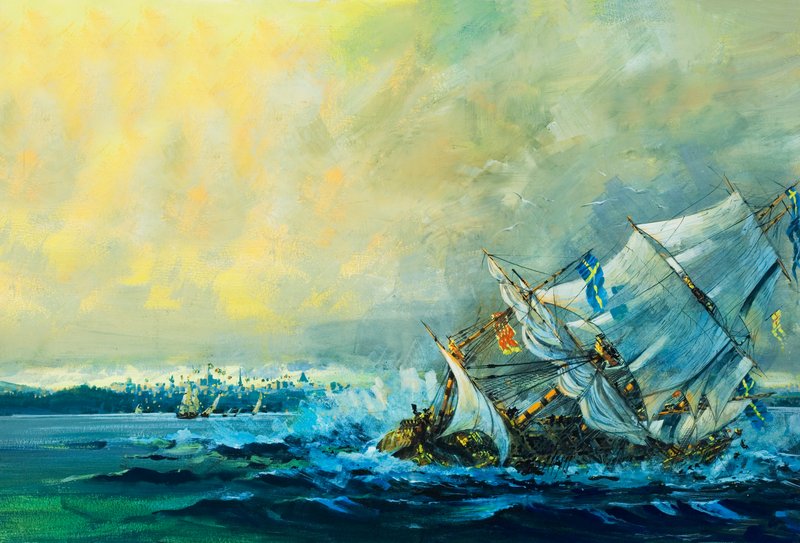 The Vasa Sinks by English School