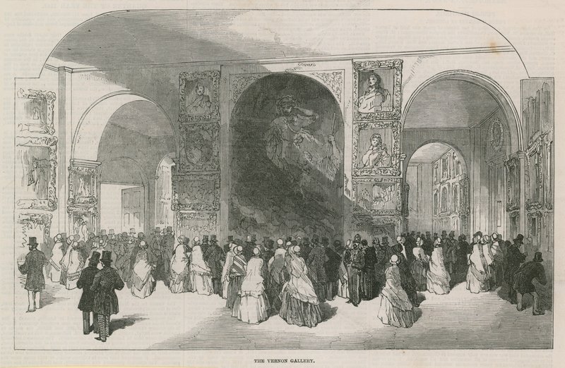 The Vernon Gallery in South Kensington by English School
