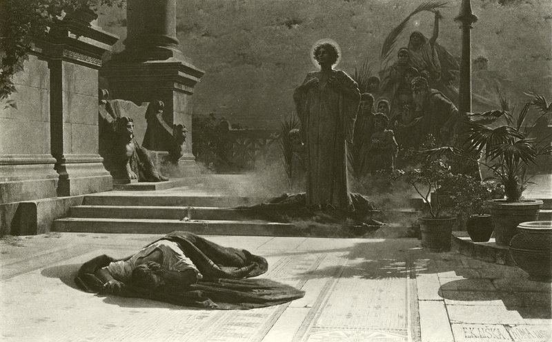 The Victims of Galerius (engraving) by English School