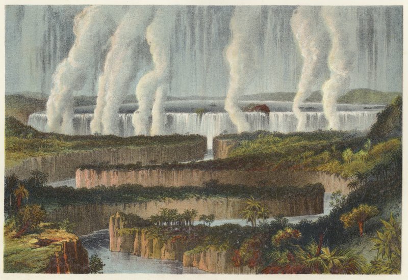 The Victoria Falls by English School