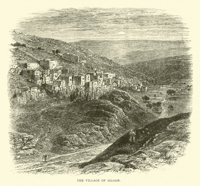 The Village of Siloam by English School
