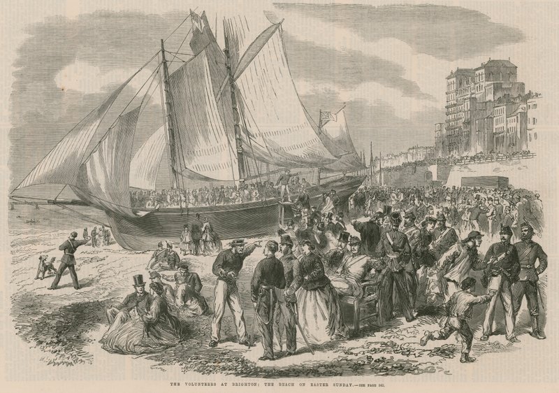 The Volunteers at Brighton by English School