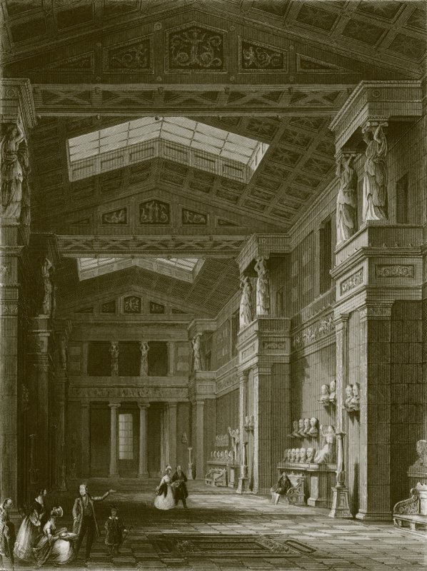 The Walhalla on the Danube by English School