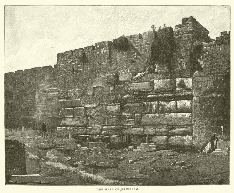 The Wall of Jerusalem by English School
