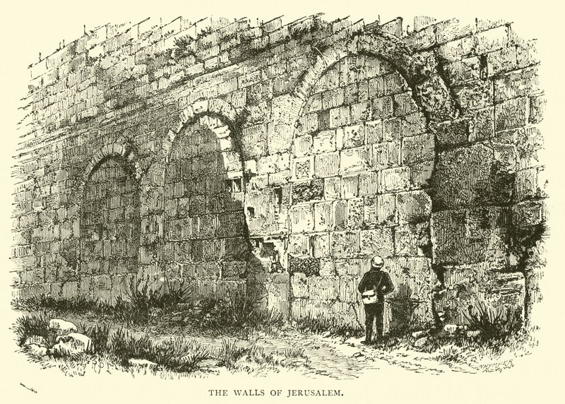 The Walls of Jerusalem by English School