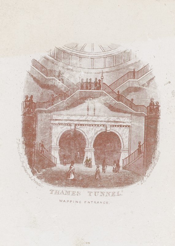 The Wapping Entrance of the Thames Tunnel by English School