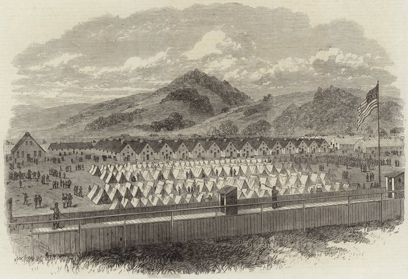 The War in America by English School