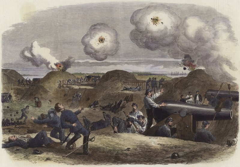 The War in America by English School