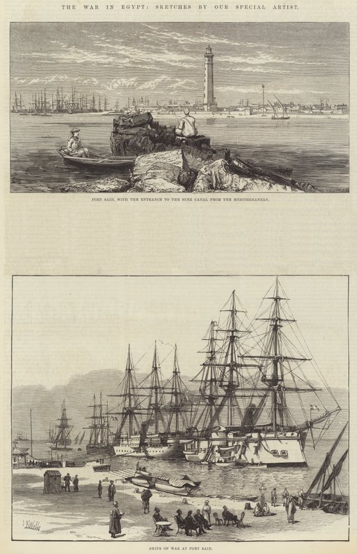 The War in Egypt by English School