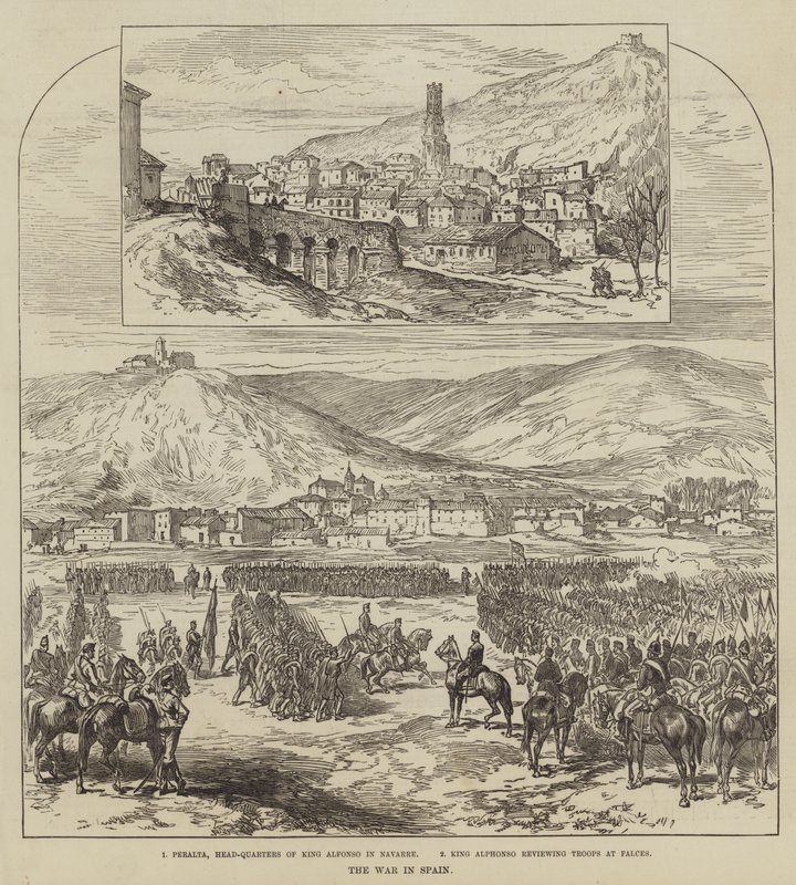 The War in Spain by English School