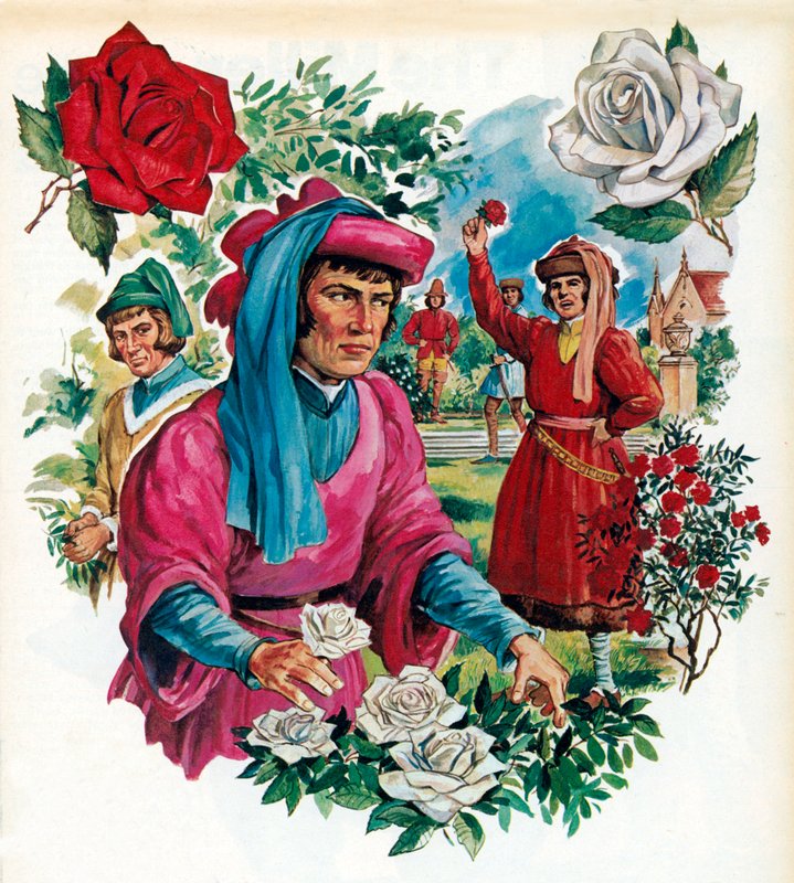 The War of the Roses by English School