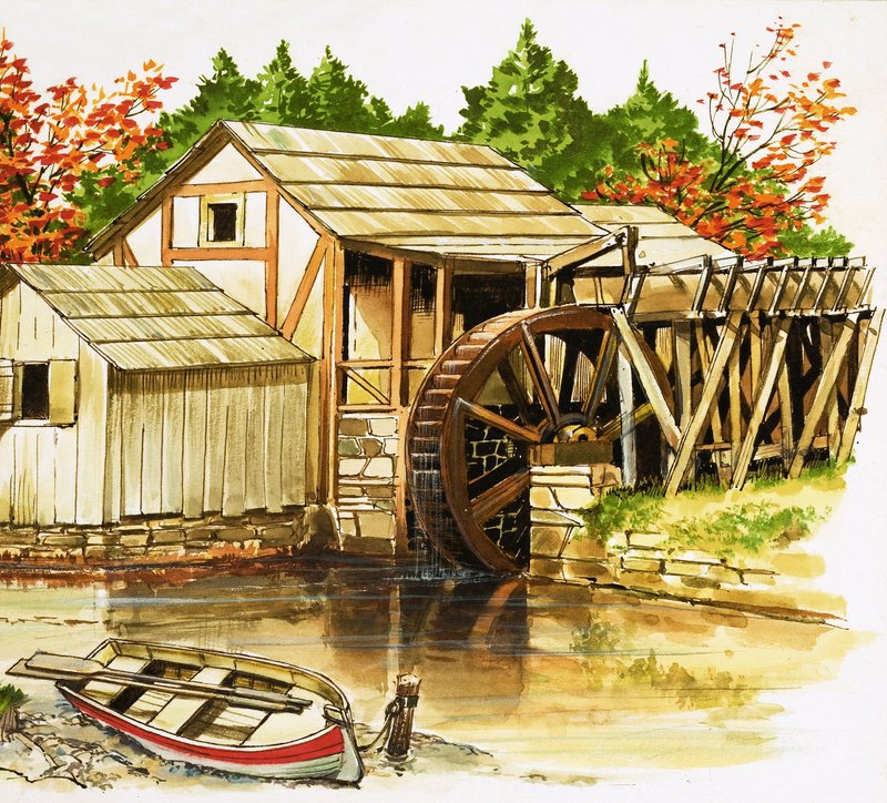 The Water Mill by English School