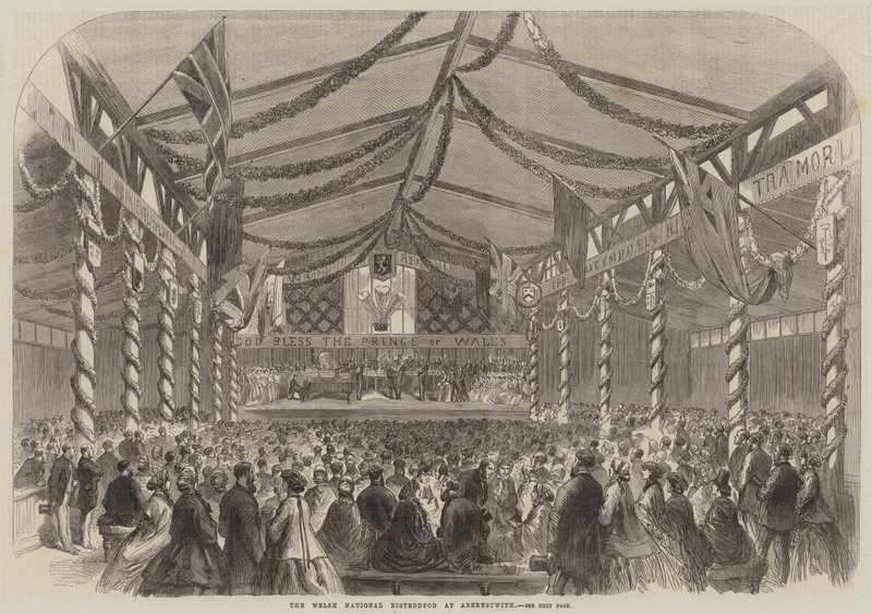 The Welsh National Eisteddfod at Aberystwith by English School